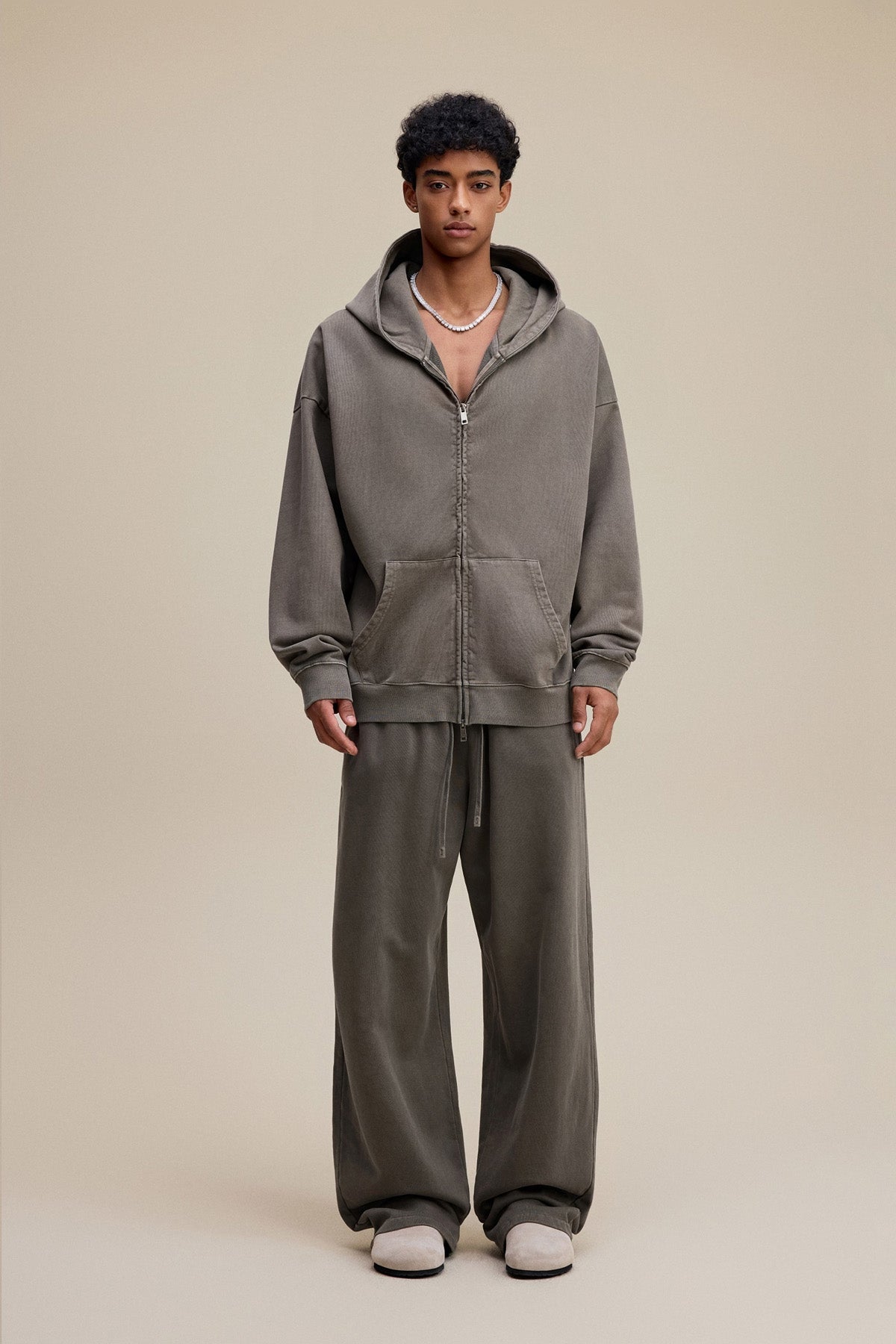 Initial Heavyweight Zip Hoodie