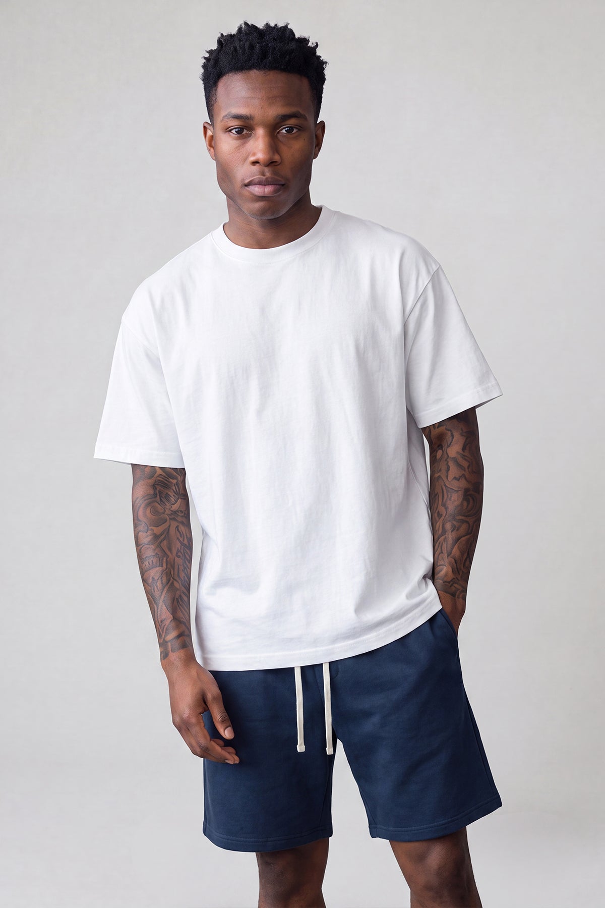 Initial Cotton Shorts