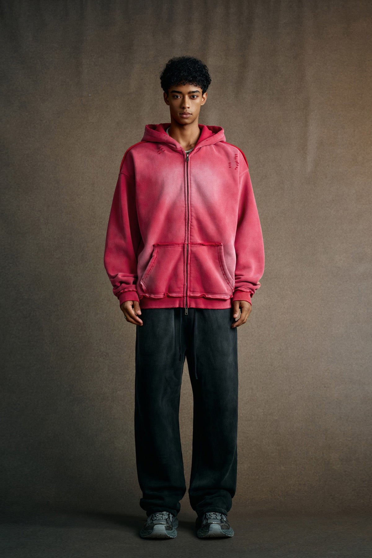 Initial Fragment Zip Hoodie