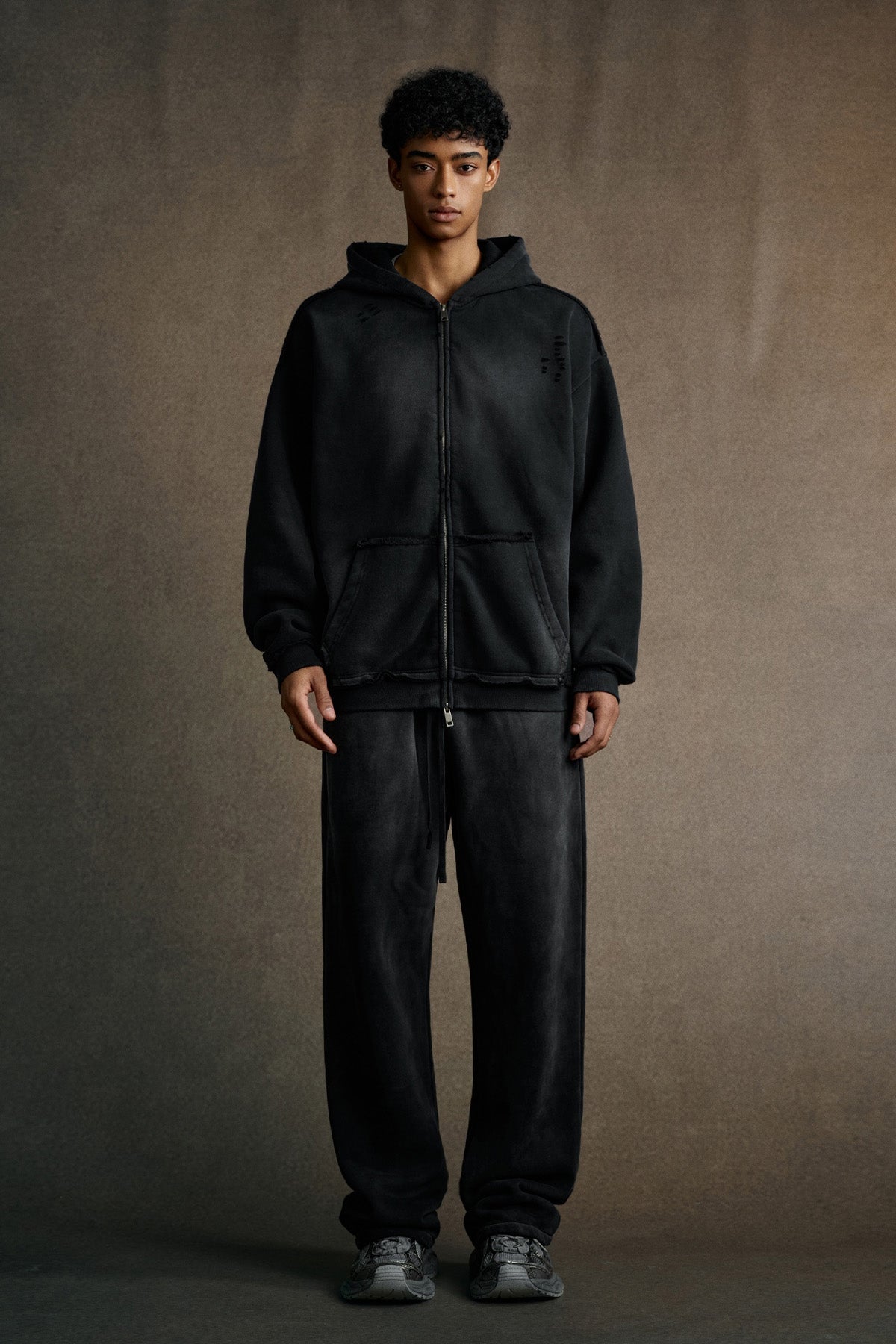 Initial Fragment Zip Hoodie