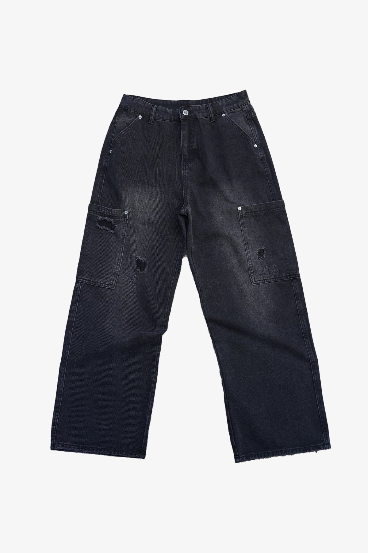 Washed Black Carpenter Denim