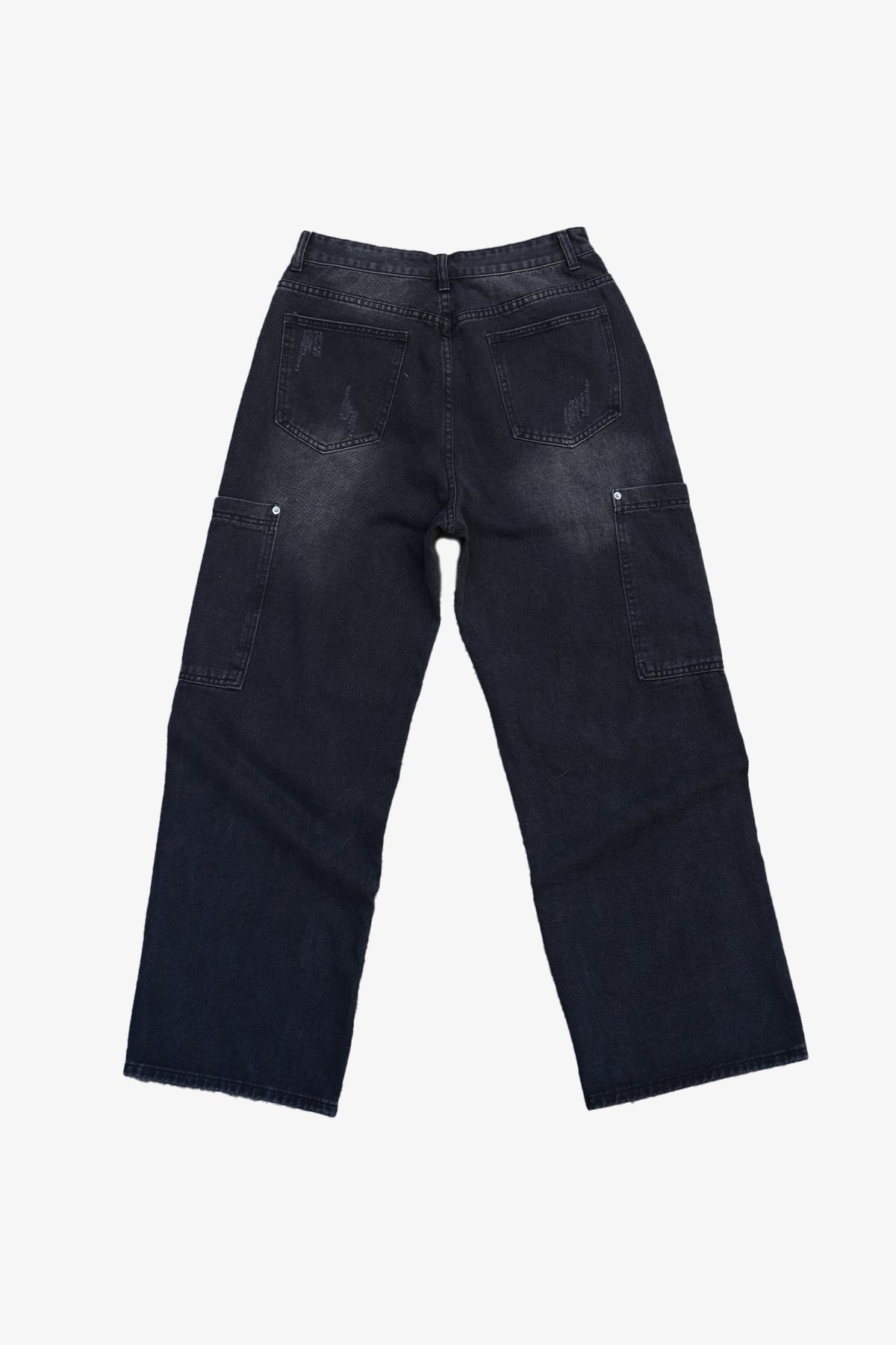 Washed Black Carpenter Denim