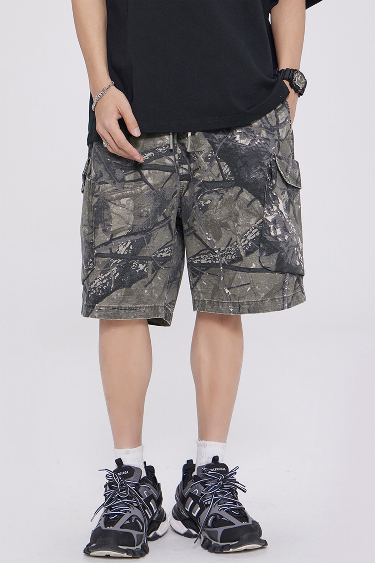Camo Cargo Shorts