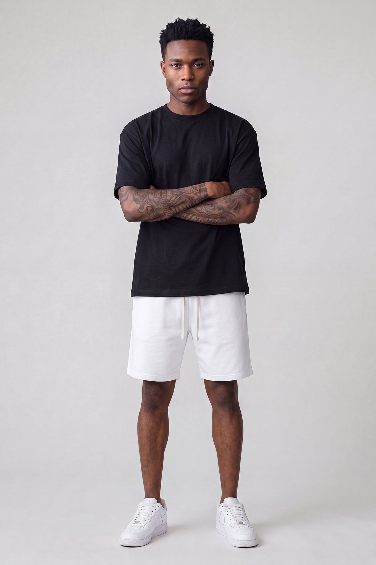 Initial Cotton Shorts