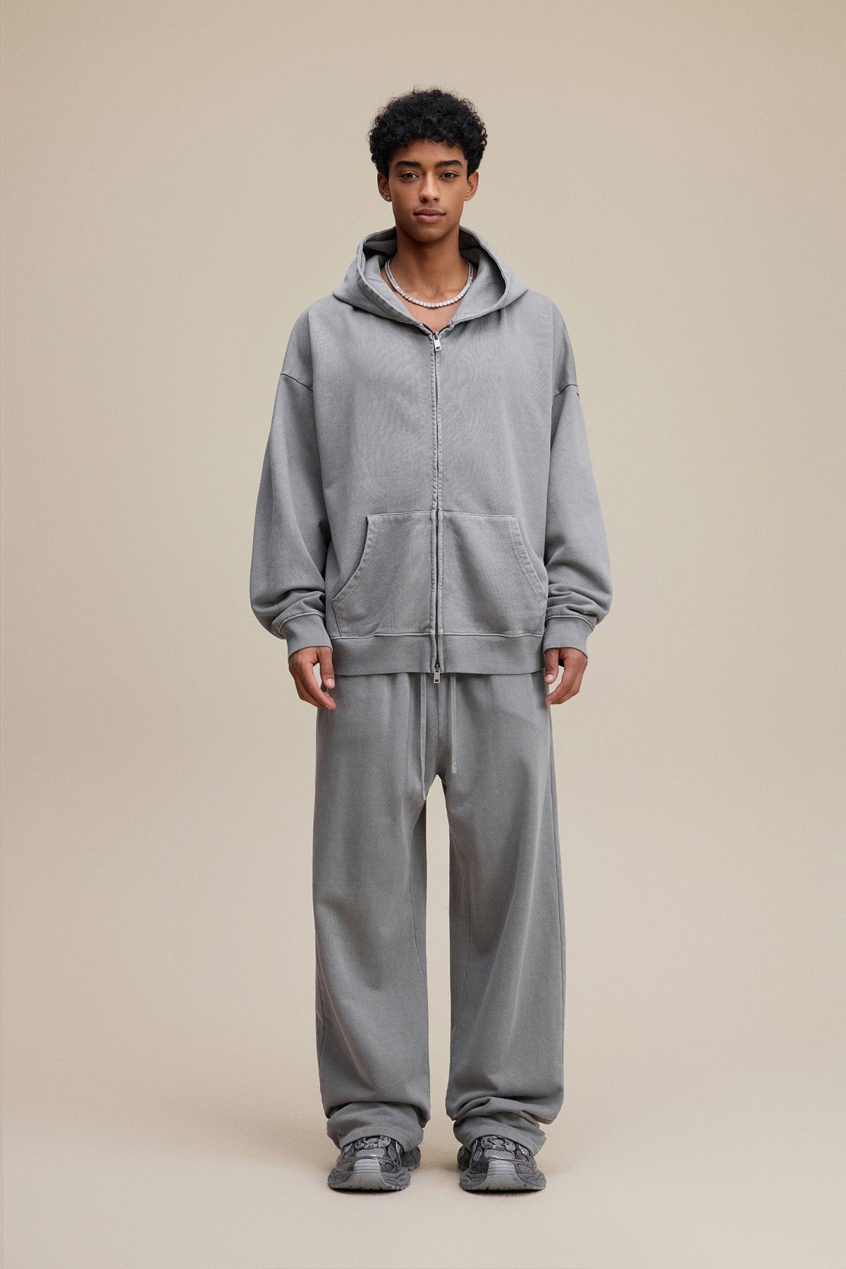 Initial Heavyweight Zip Hoodie