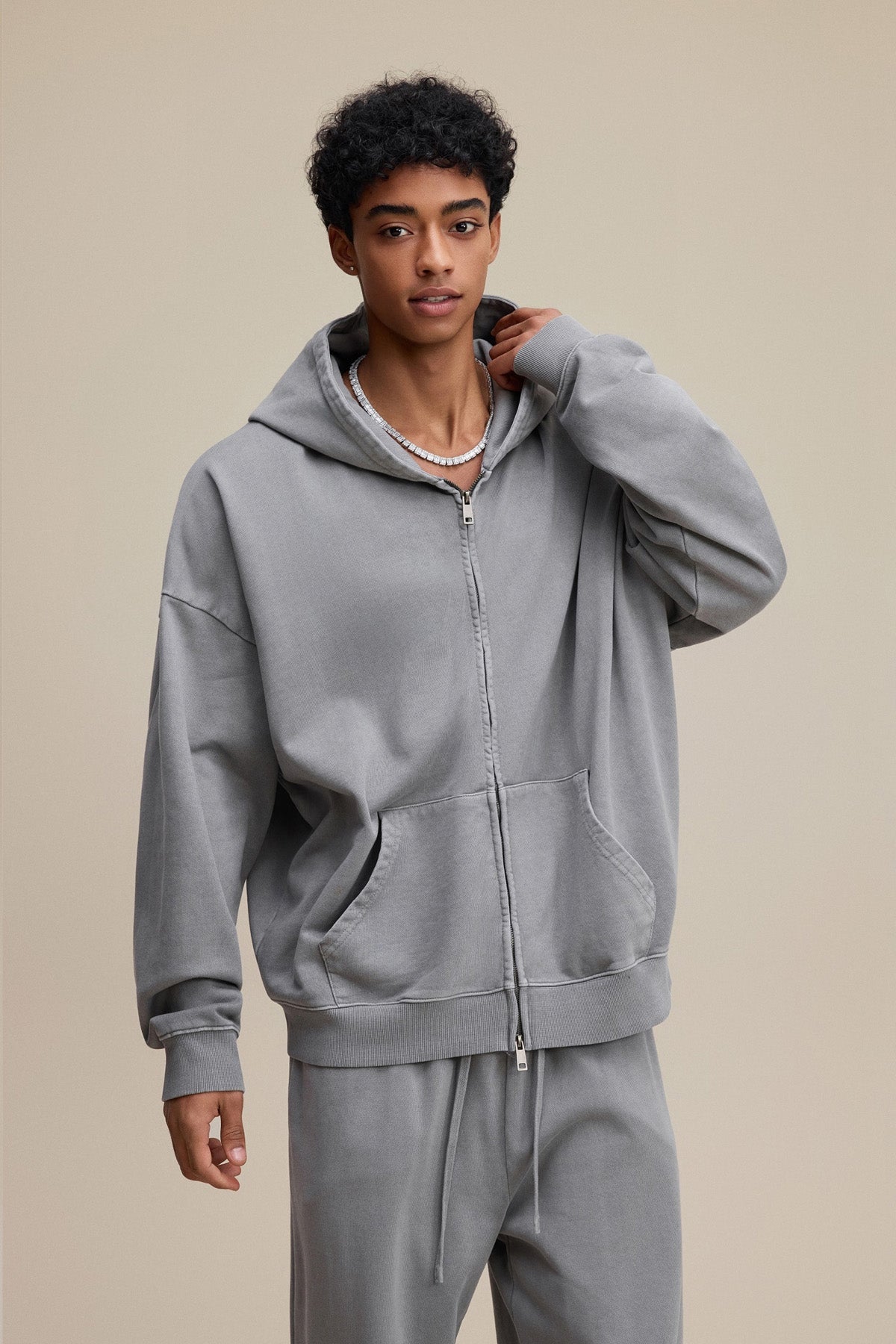 Initial Heavyweight Zip Hoodie