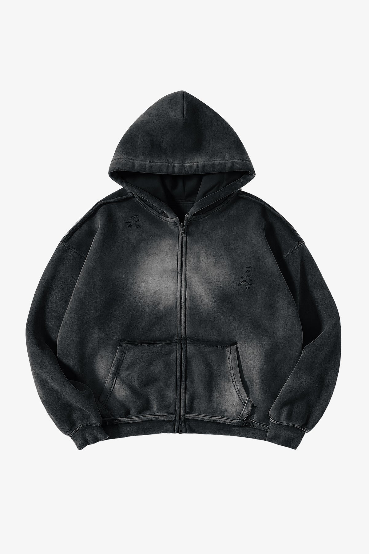 Initial Fragment Zip Hoodie